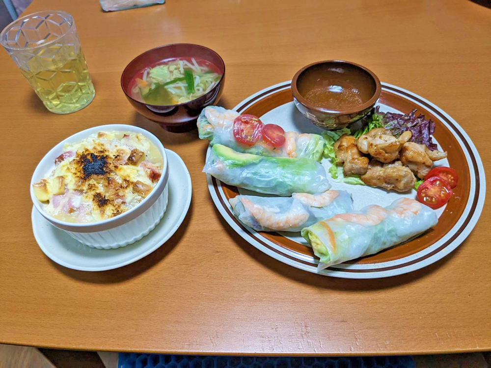 施設での食事例2